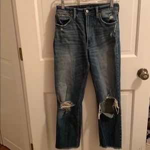 Abercrombie & Fitch distressed jeans